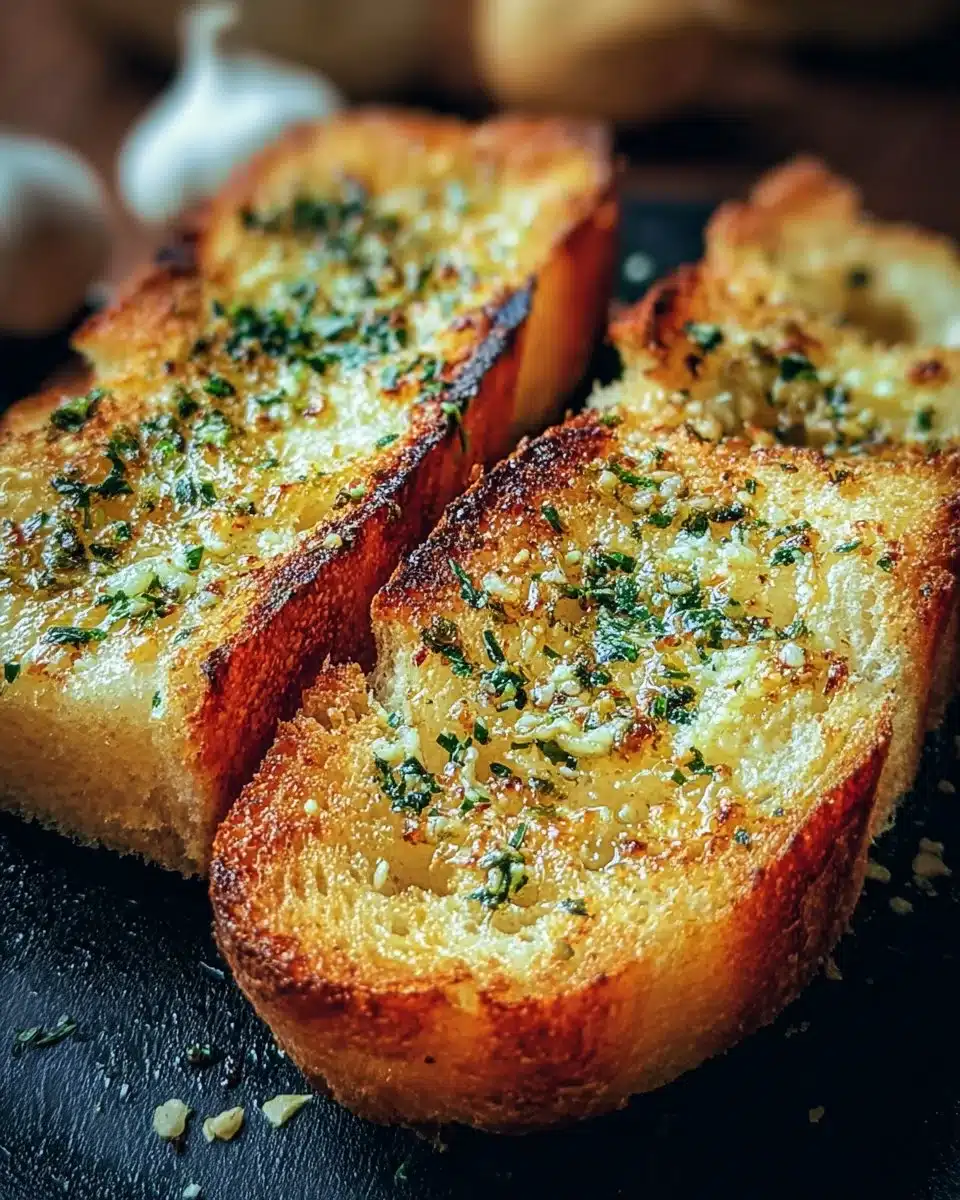 The BEST Garlic Bread