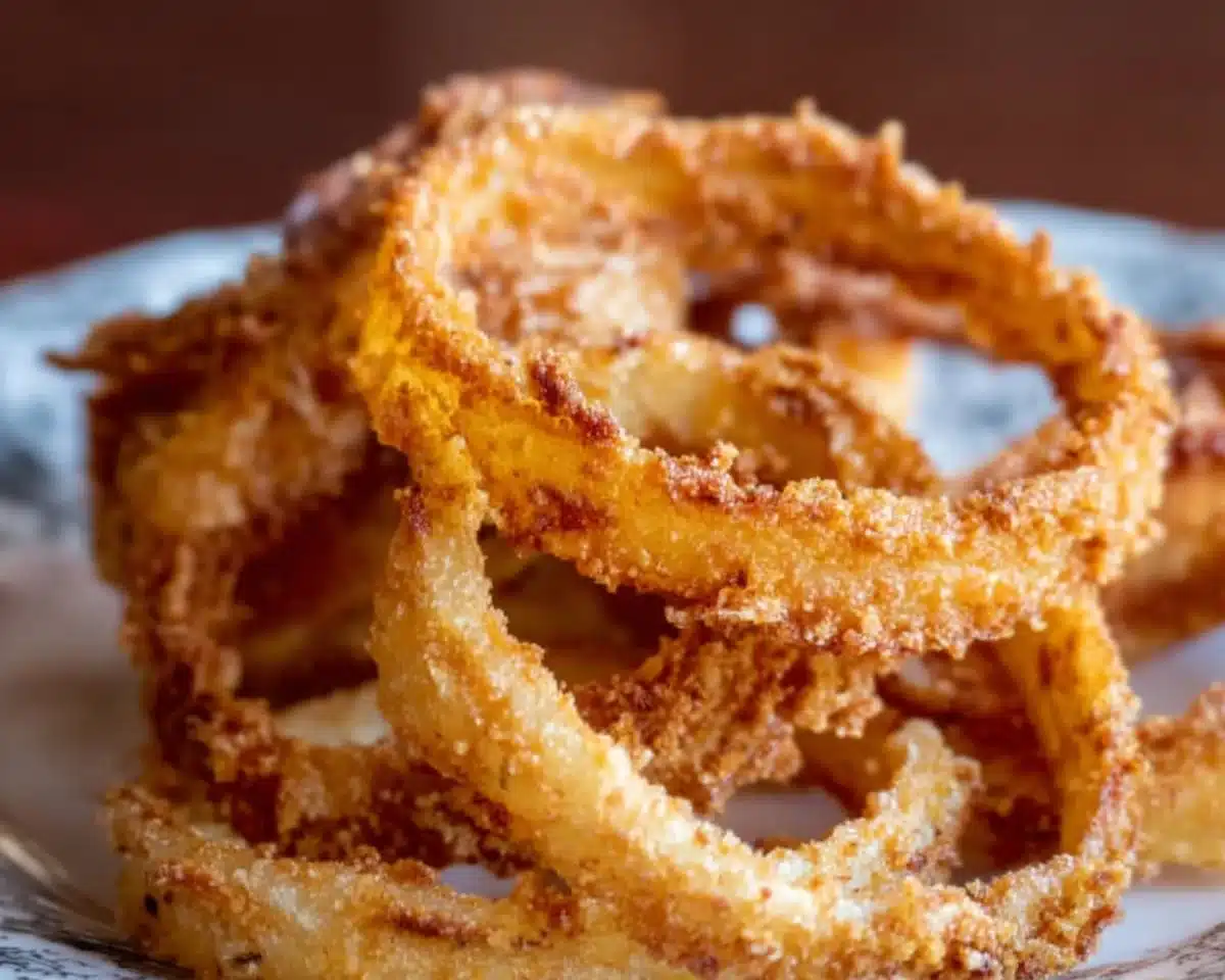 Ultimate Crispy Baked Homemade Onion Rings