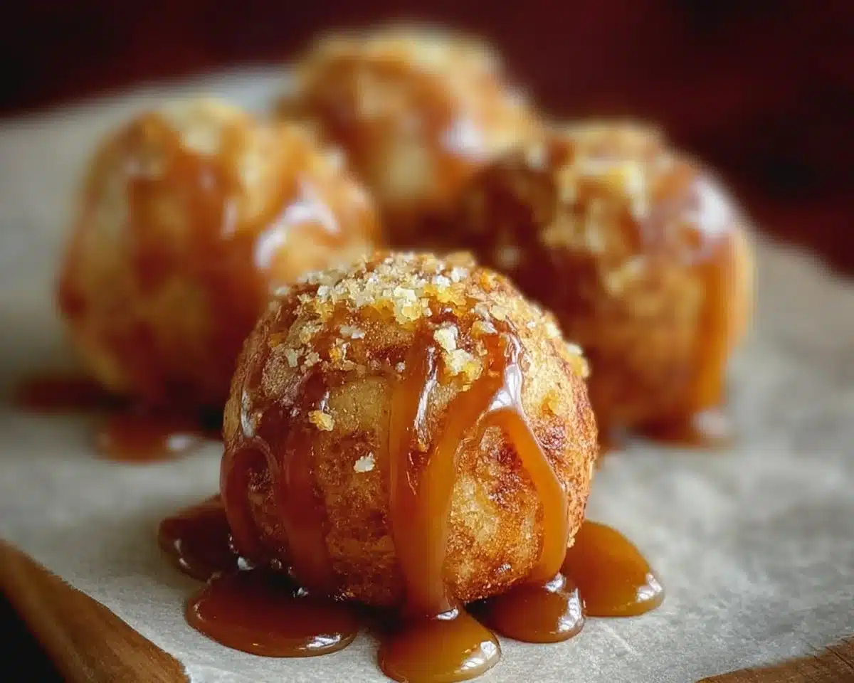 Apple Caramel Bombs