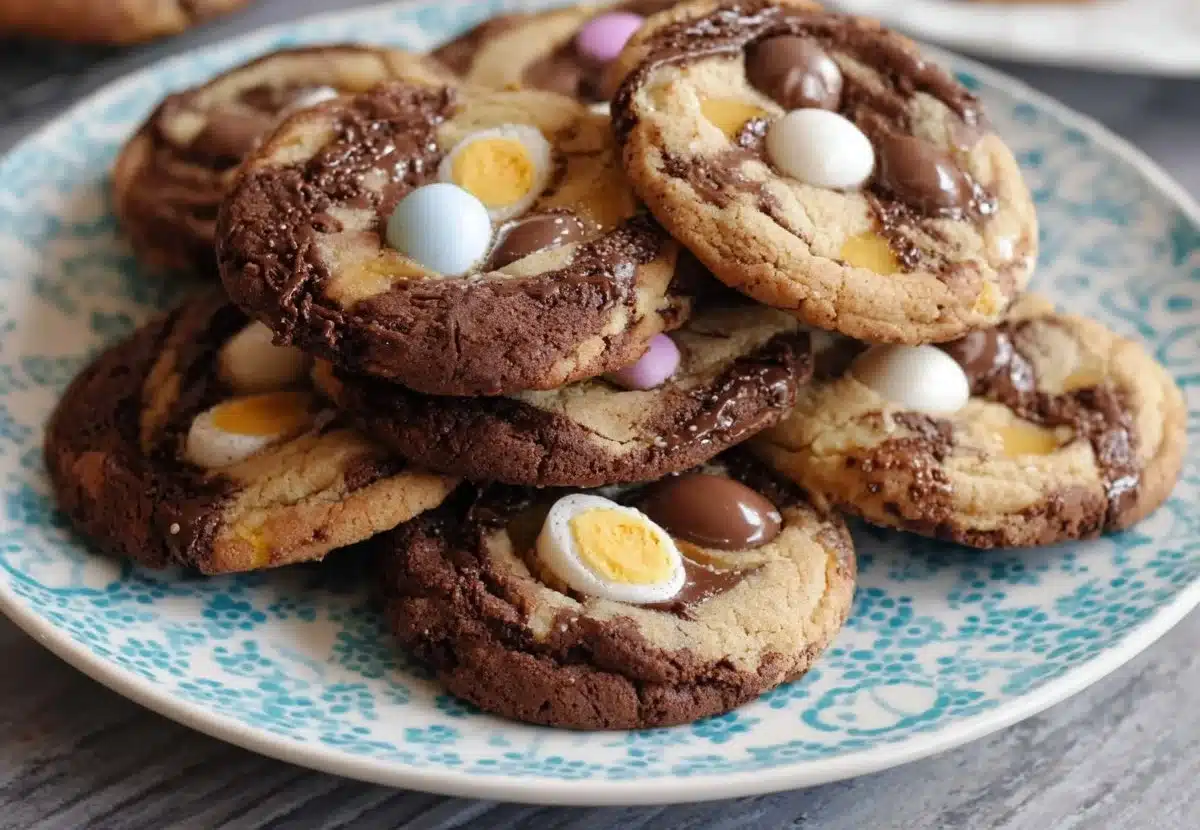 Cadbury Egg Cookies