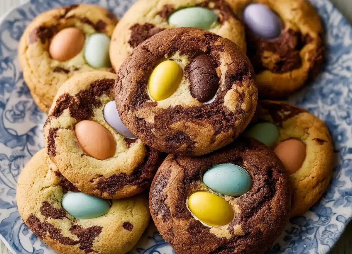Cadbury Egg Cookies