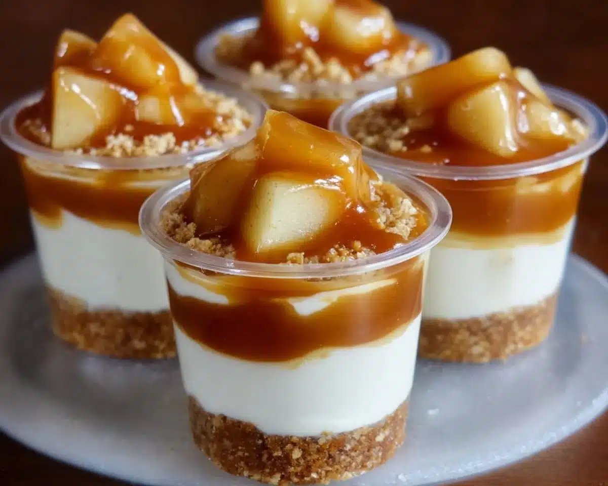 Caramel Apple Dessert Cups