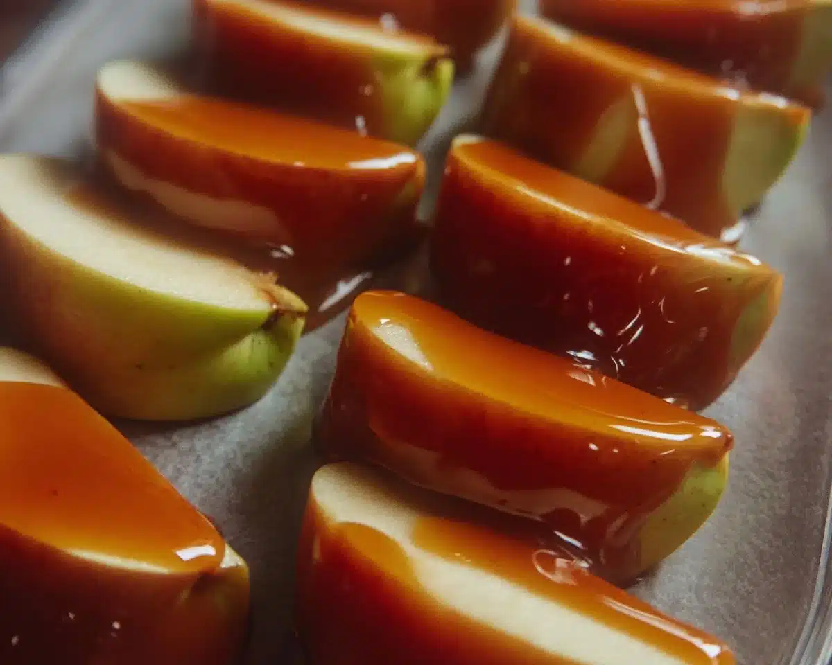 Caramel Apple Slices