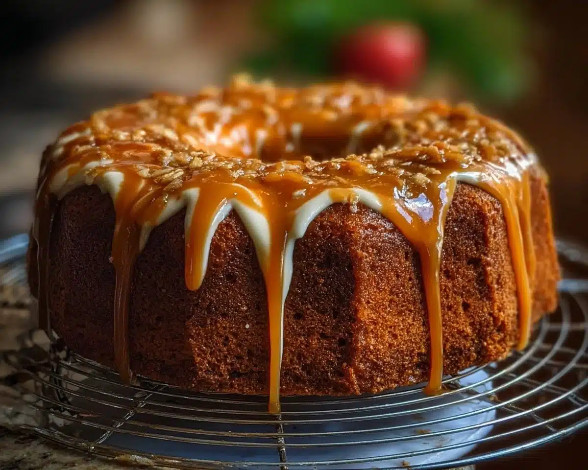 Caramel Apple Spice Cake