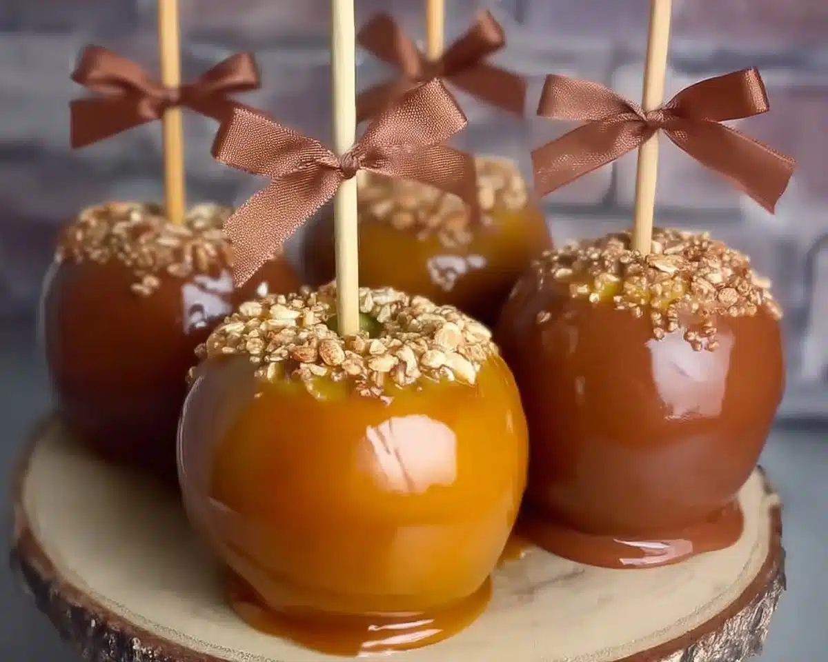 Easy 5-ingredient Caramel Apples