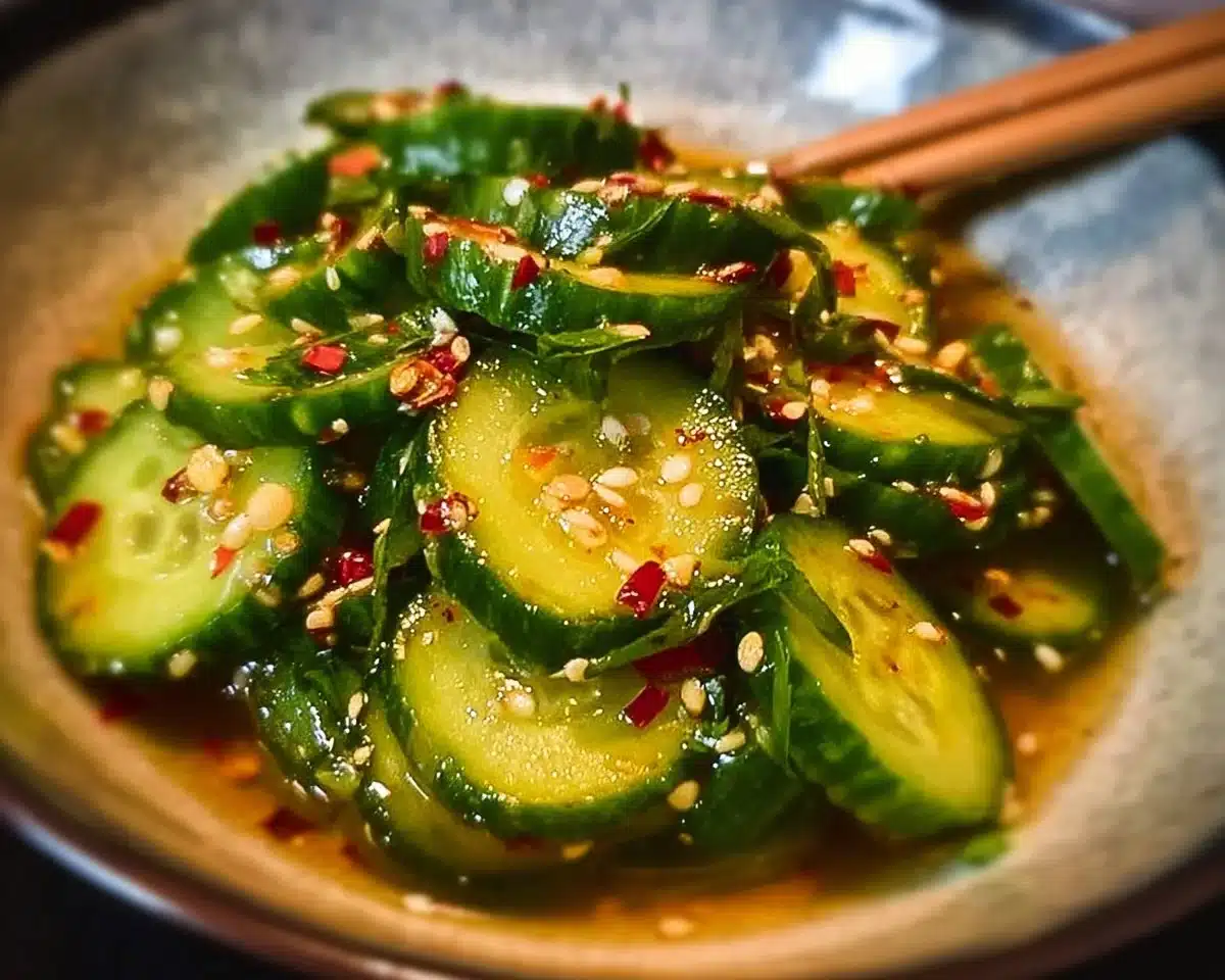 Easy Asian Cucumber Salad