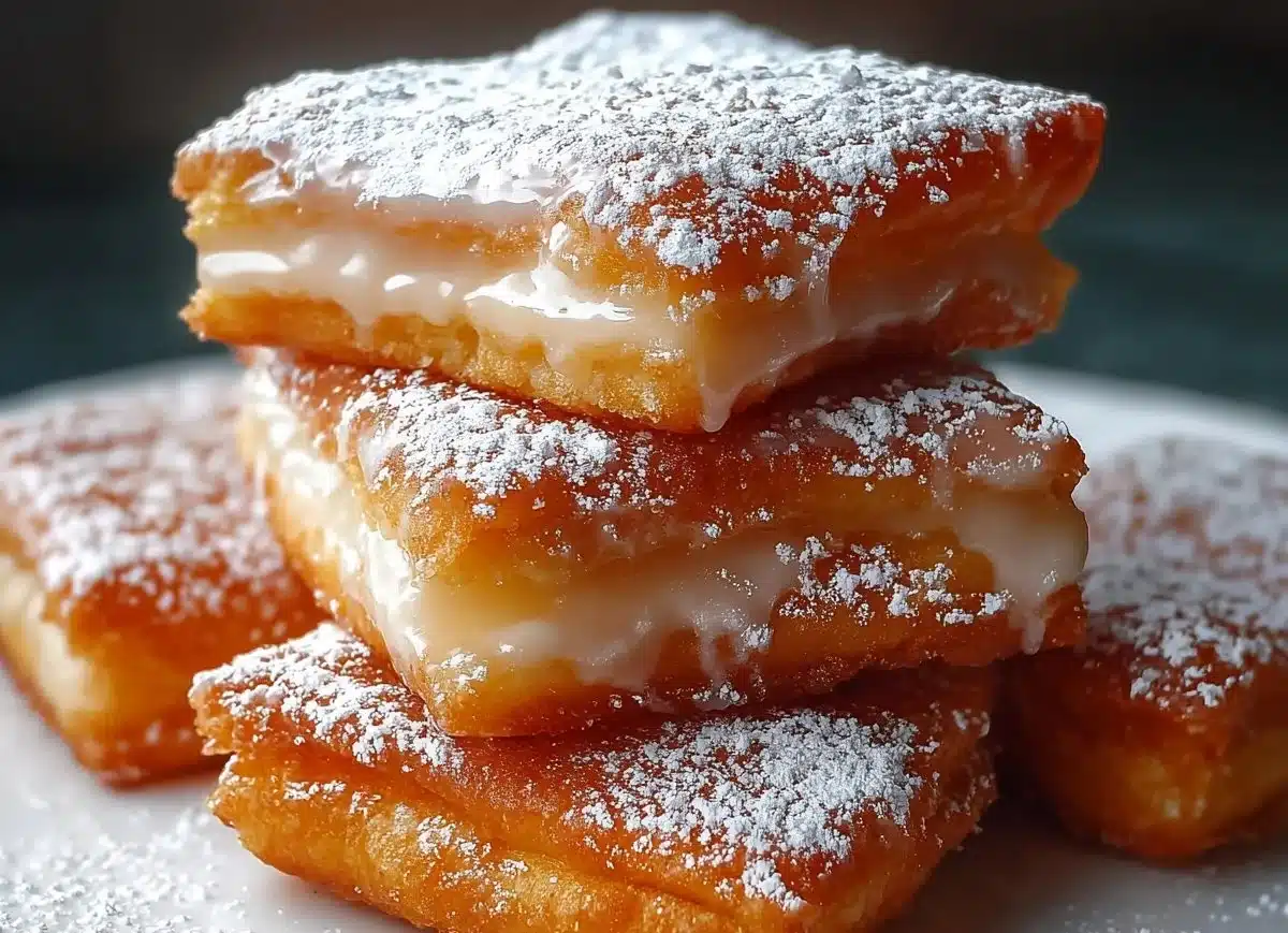 Glazed Buttermilk Beignet Squares
