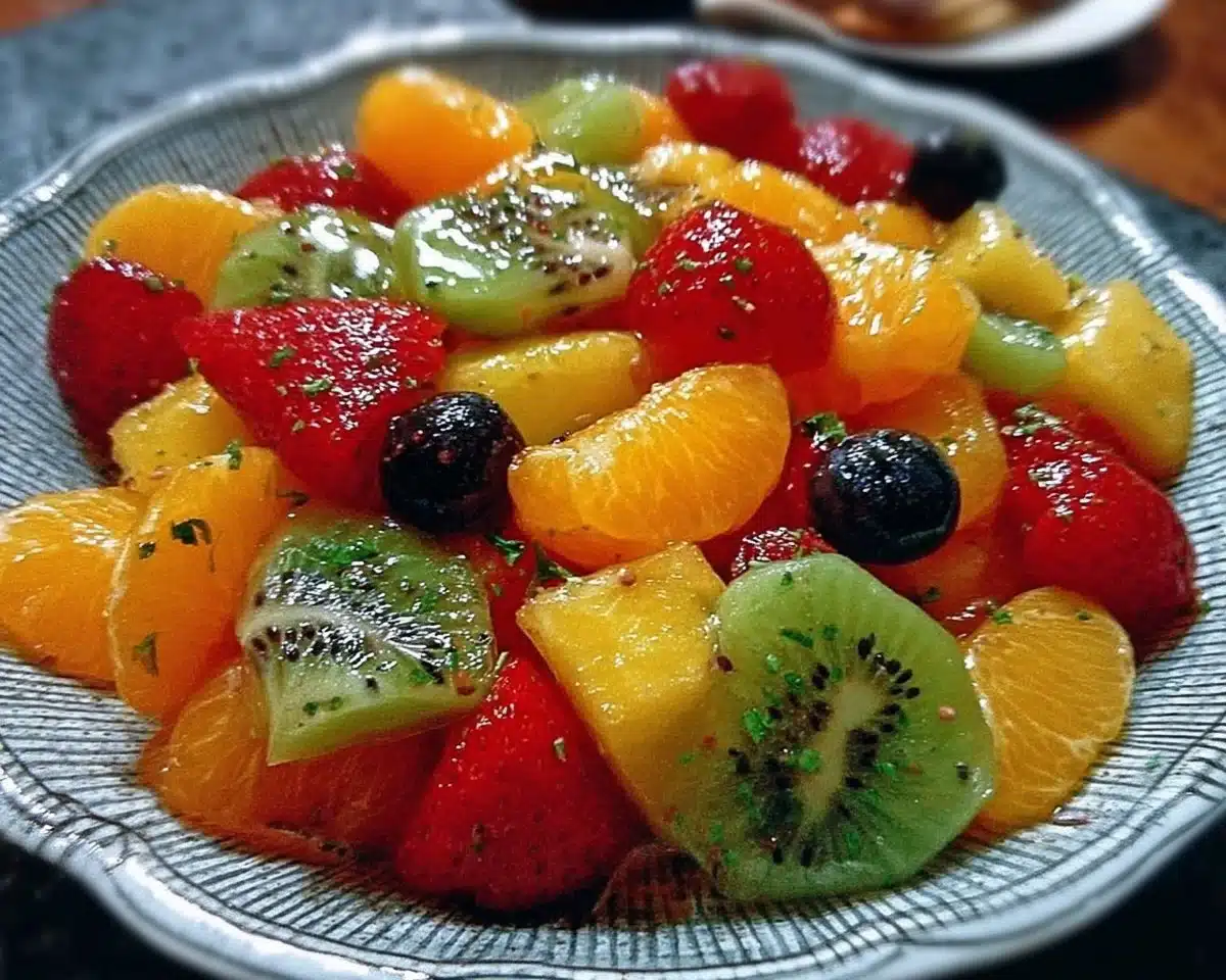 Heavenly Honey Lime Fruit Salad