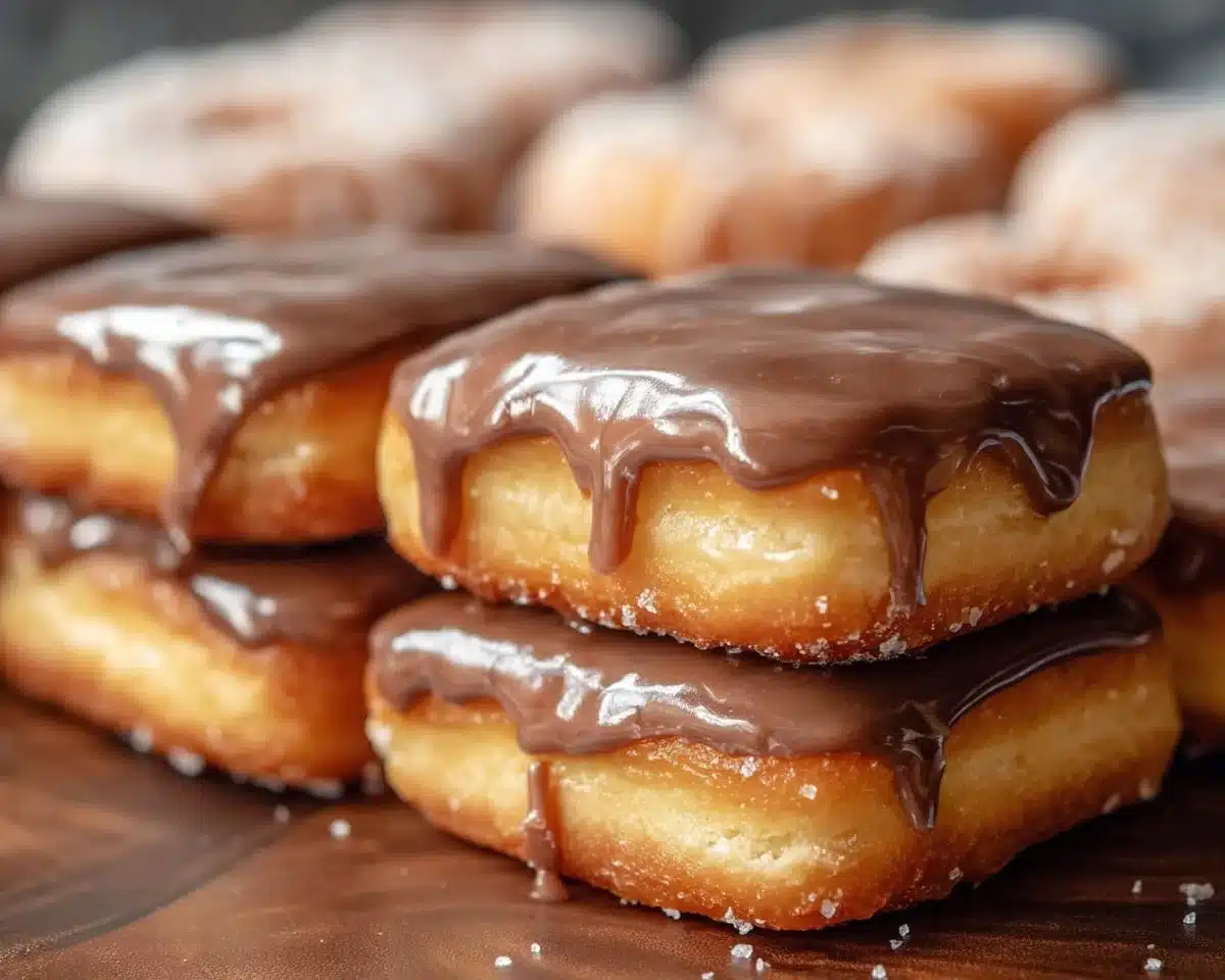 Homemade Maple Donut Bars