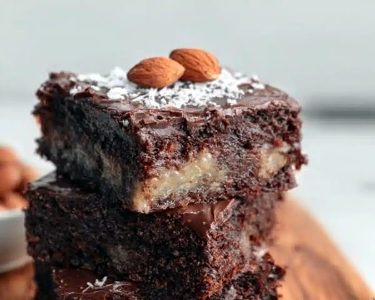 Keto Almond Joy Brownies