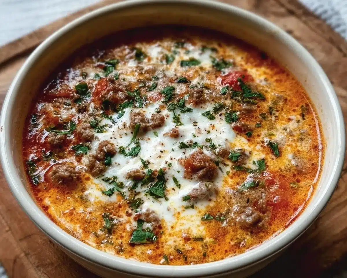 Keto Lasagna Soup
