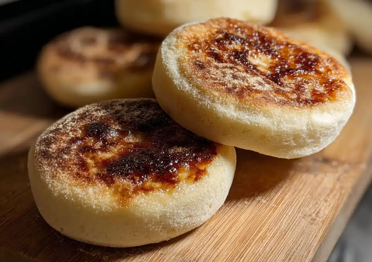 Sourdough Discard English Muffins