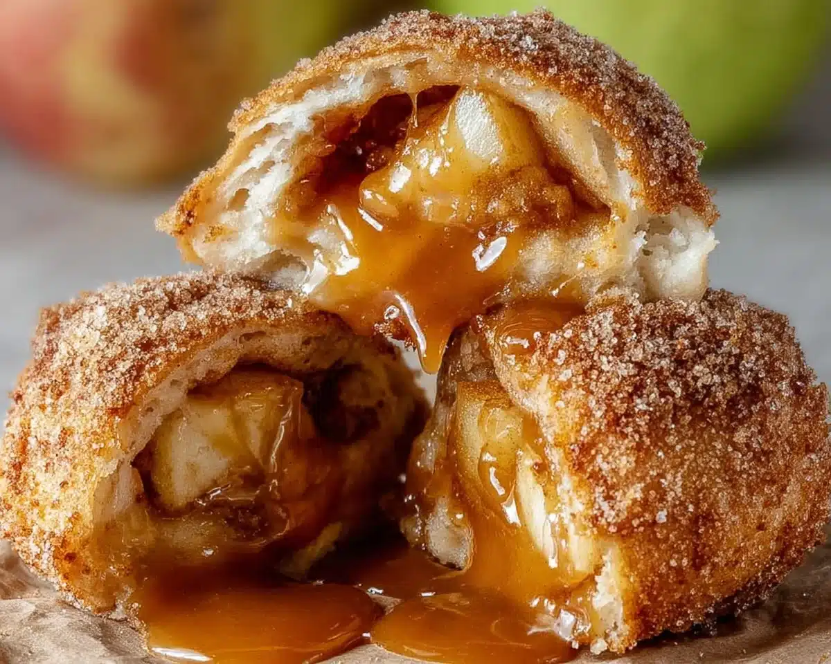 Tasty Caramel Apple Pie Bombs