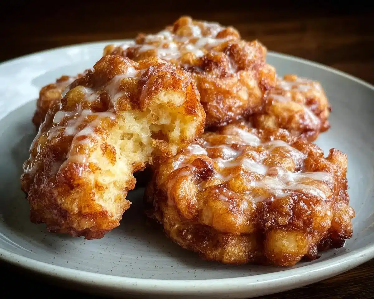 Air Fryer Apple Fritters