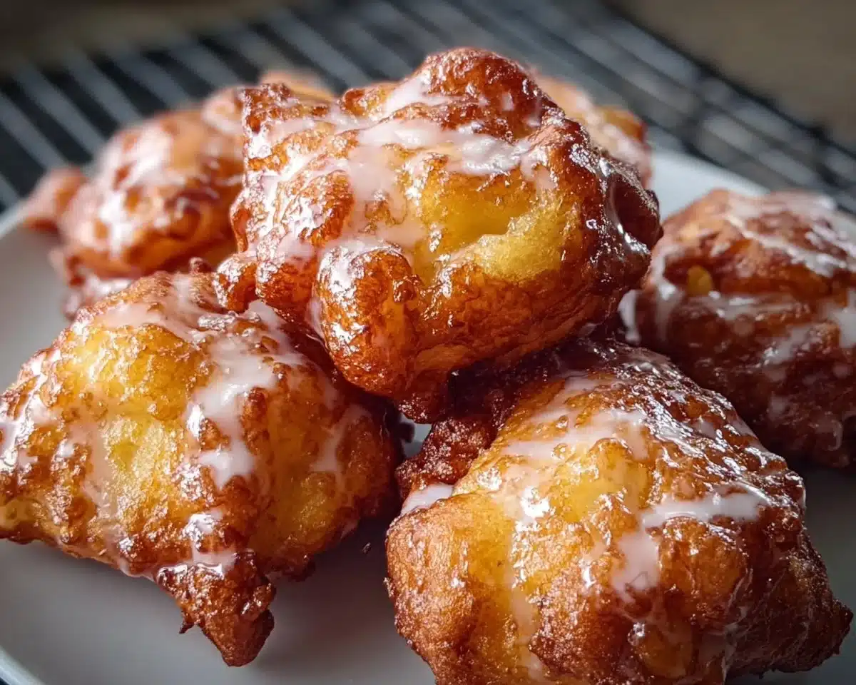 Air Fryer Apple Fritters