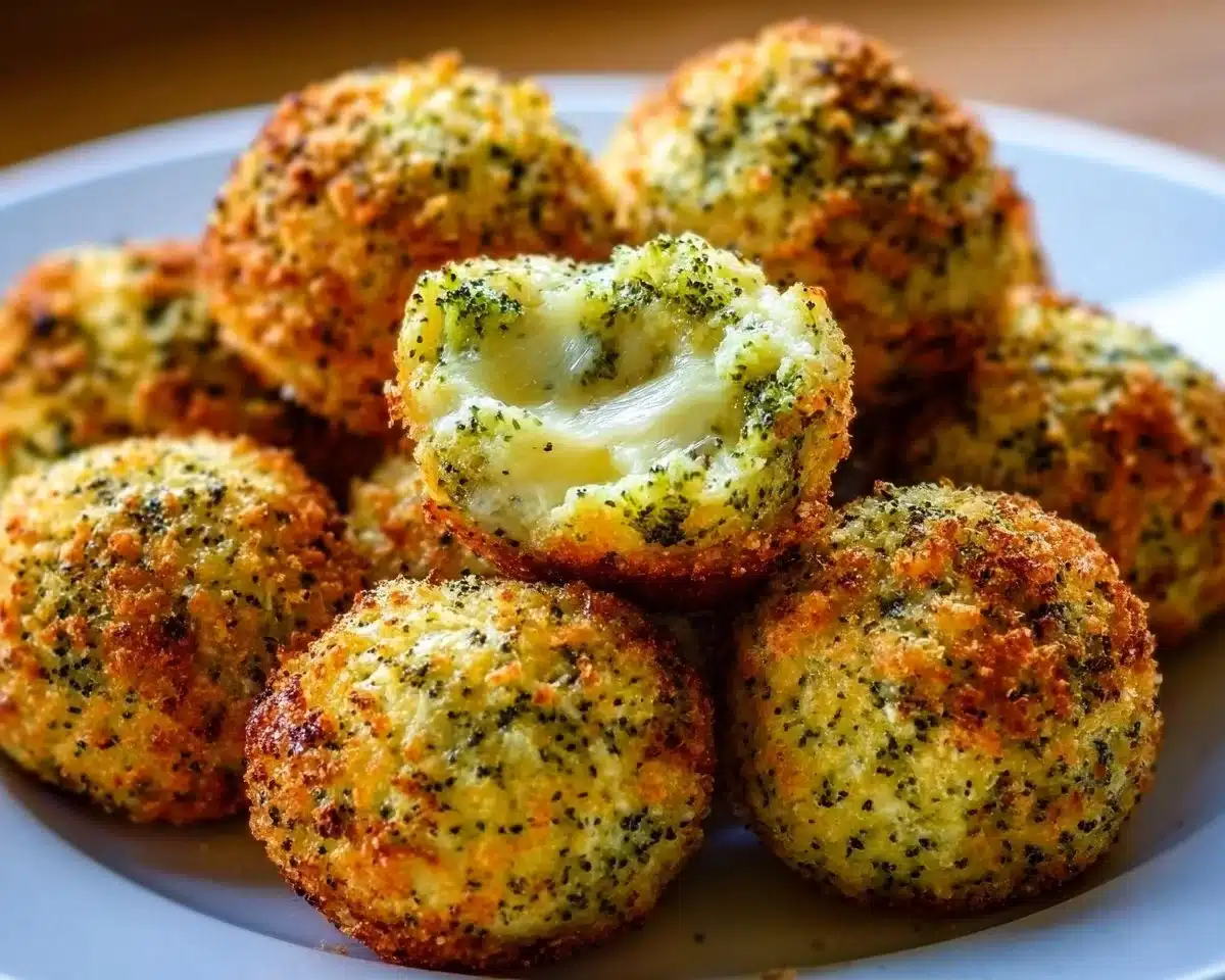 Baked Broccoli and Cheese Balls