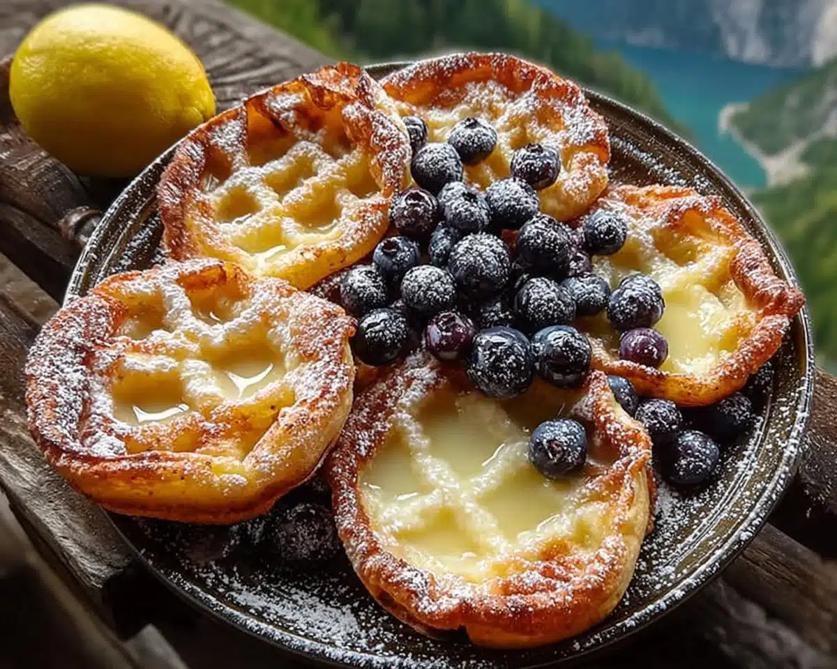 Blueberry Lemon Dutch Baby