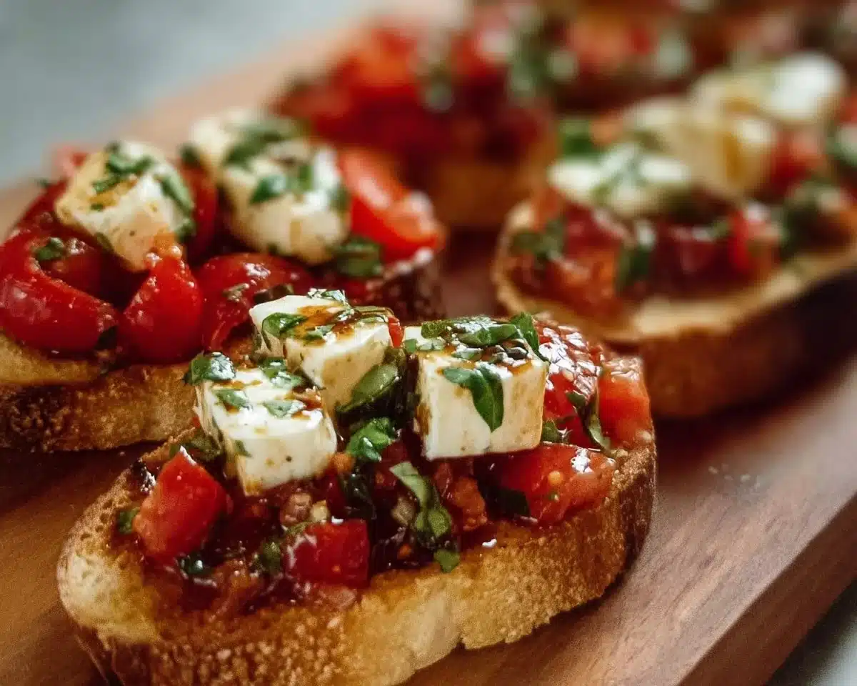 Bruschetta with Mozzarella