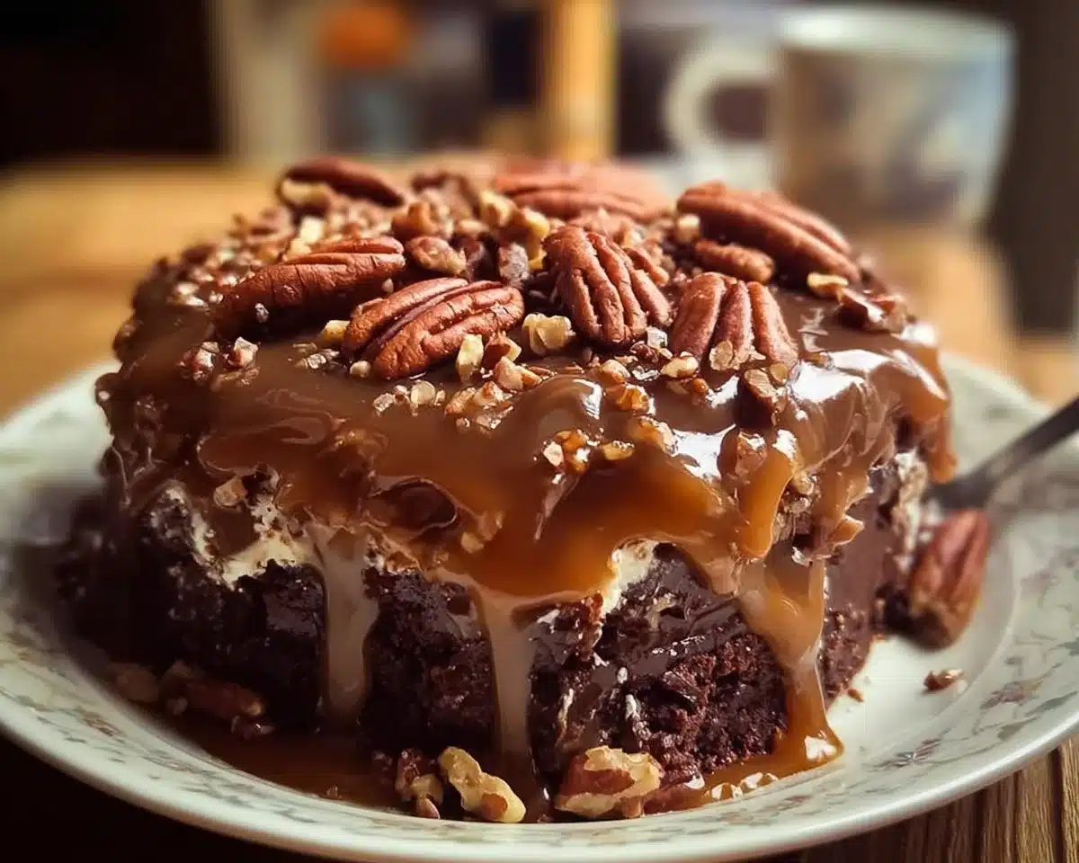 Chocolate Turtle Cake