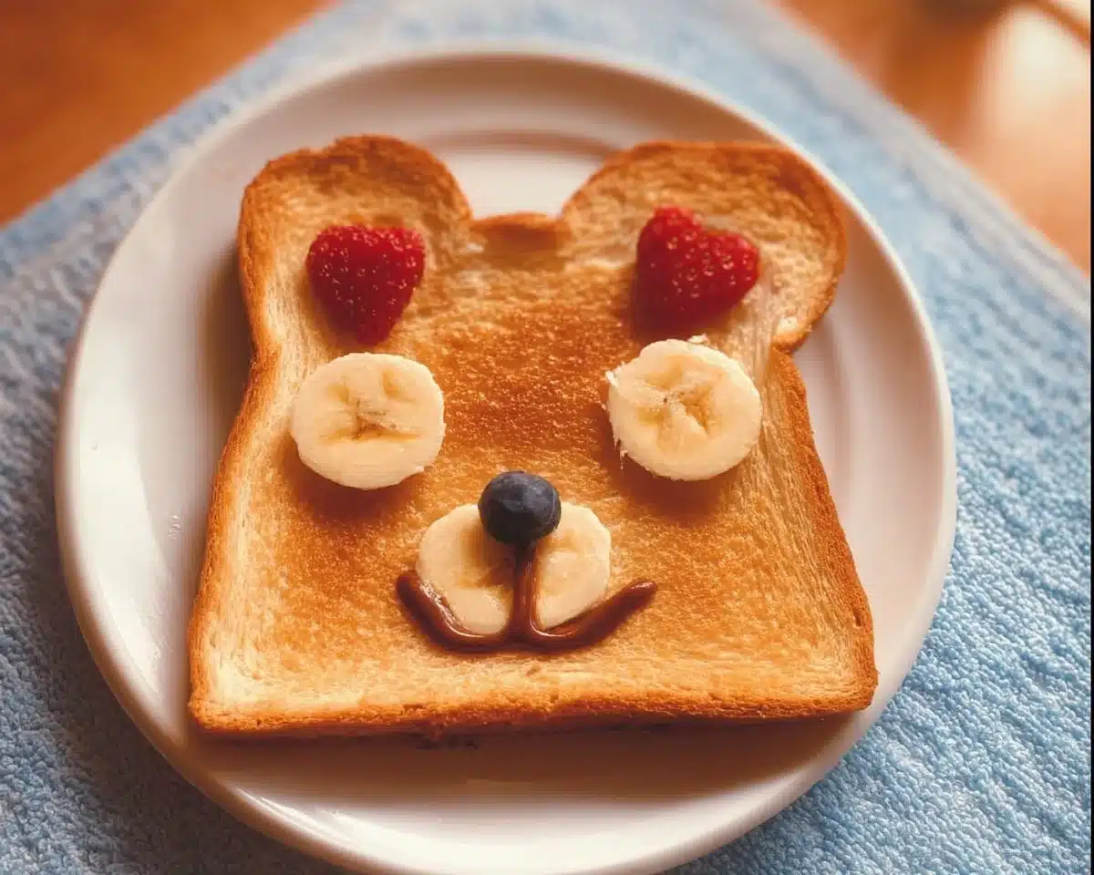Cute Animal Face Toast