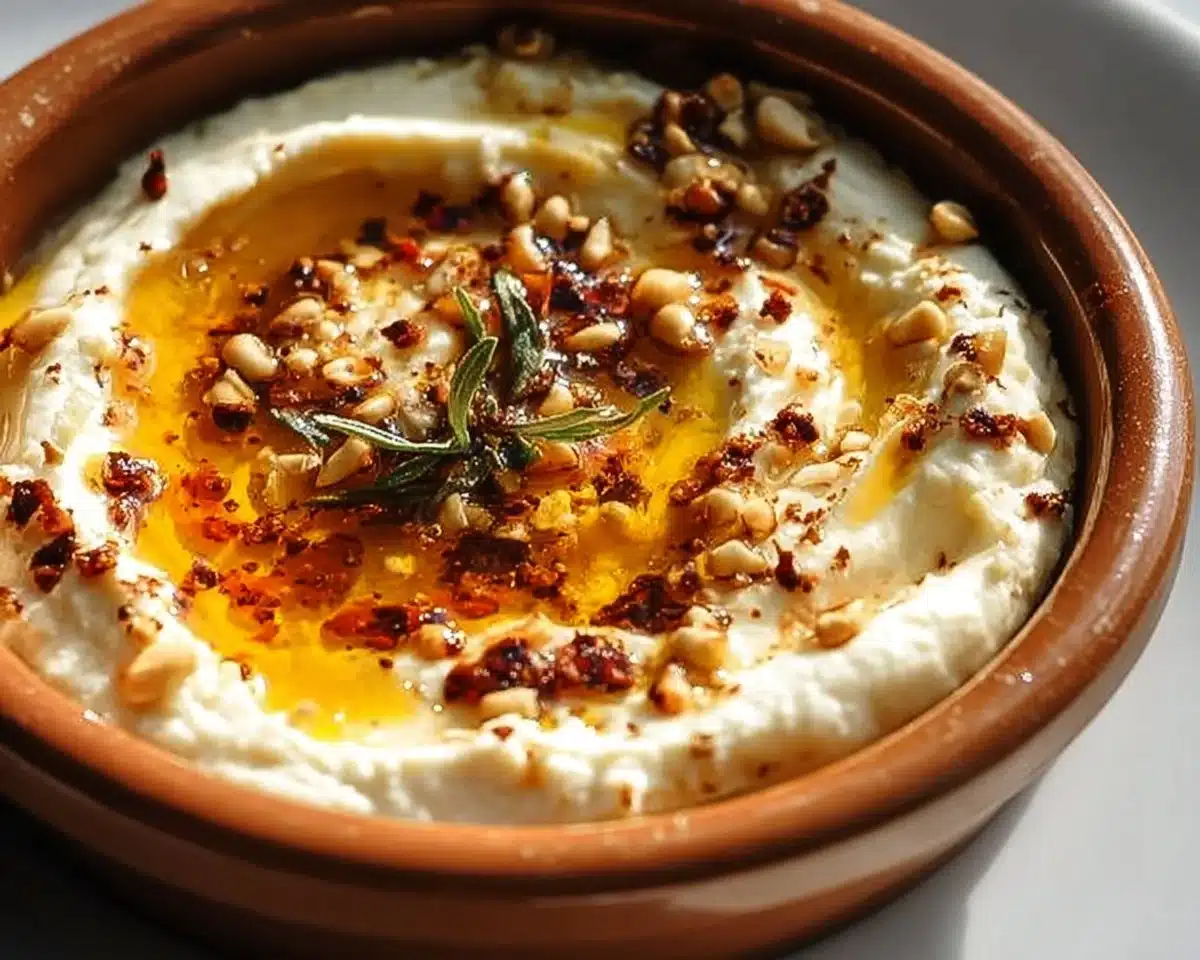 Delicious Ricotta Dip with Hot Honey