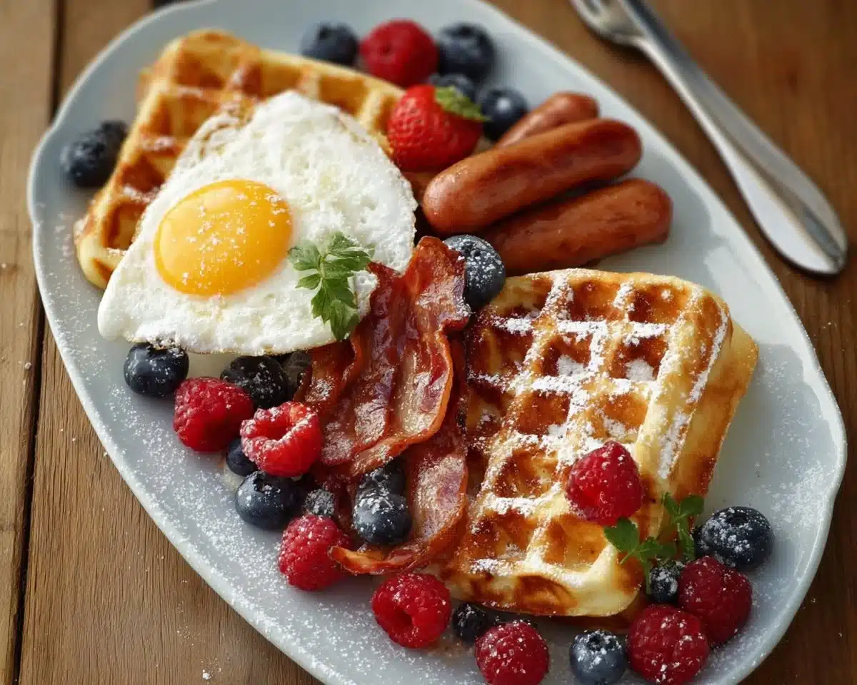 Flat Belly Waffles