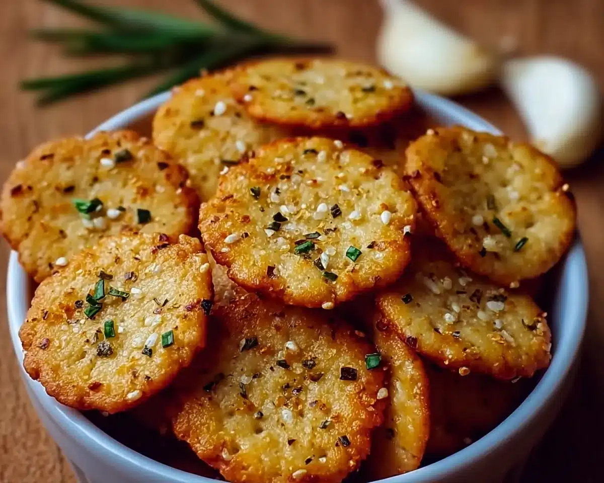 Garlic Ritz Snacks