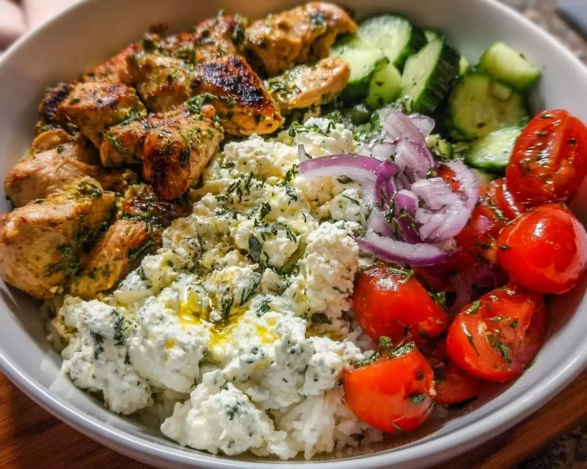 Greek Chicken Bowls