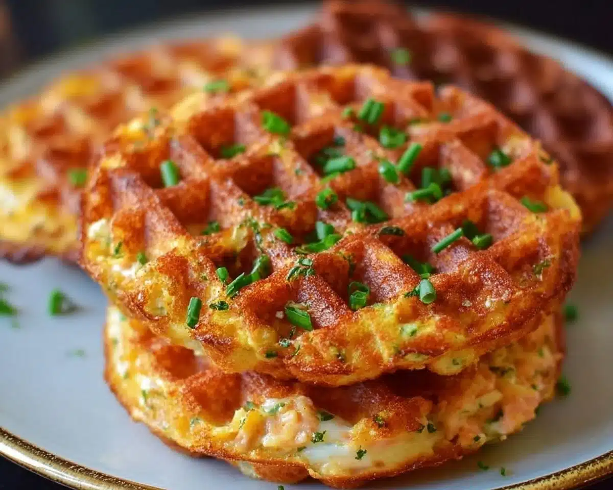 Healthy Tuna Melt Chaffles
