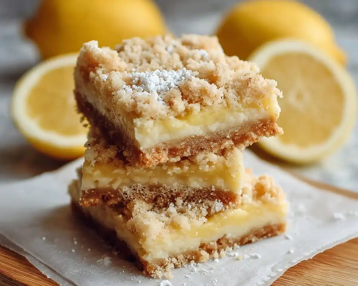 Homemade Lemon Crumb Bars