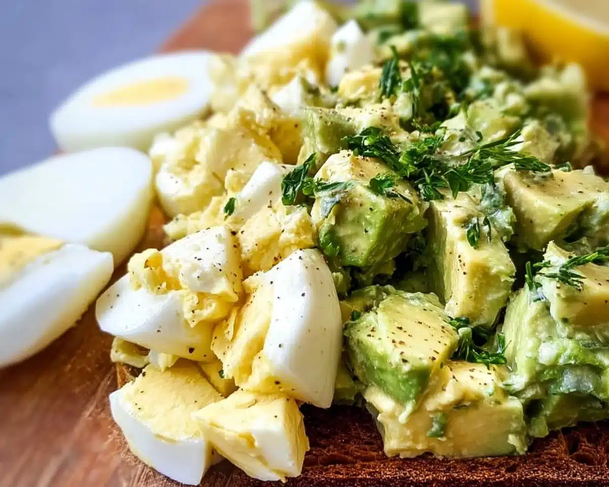 Keto Avocado Egg Salad