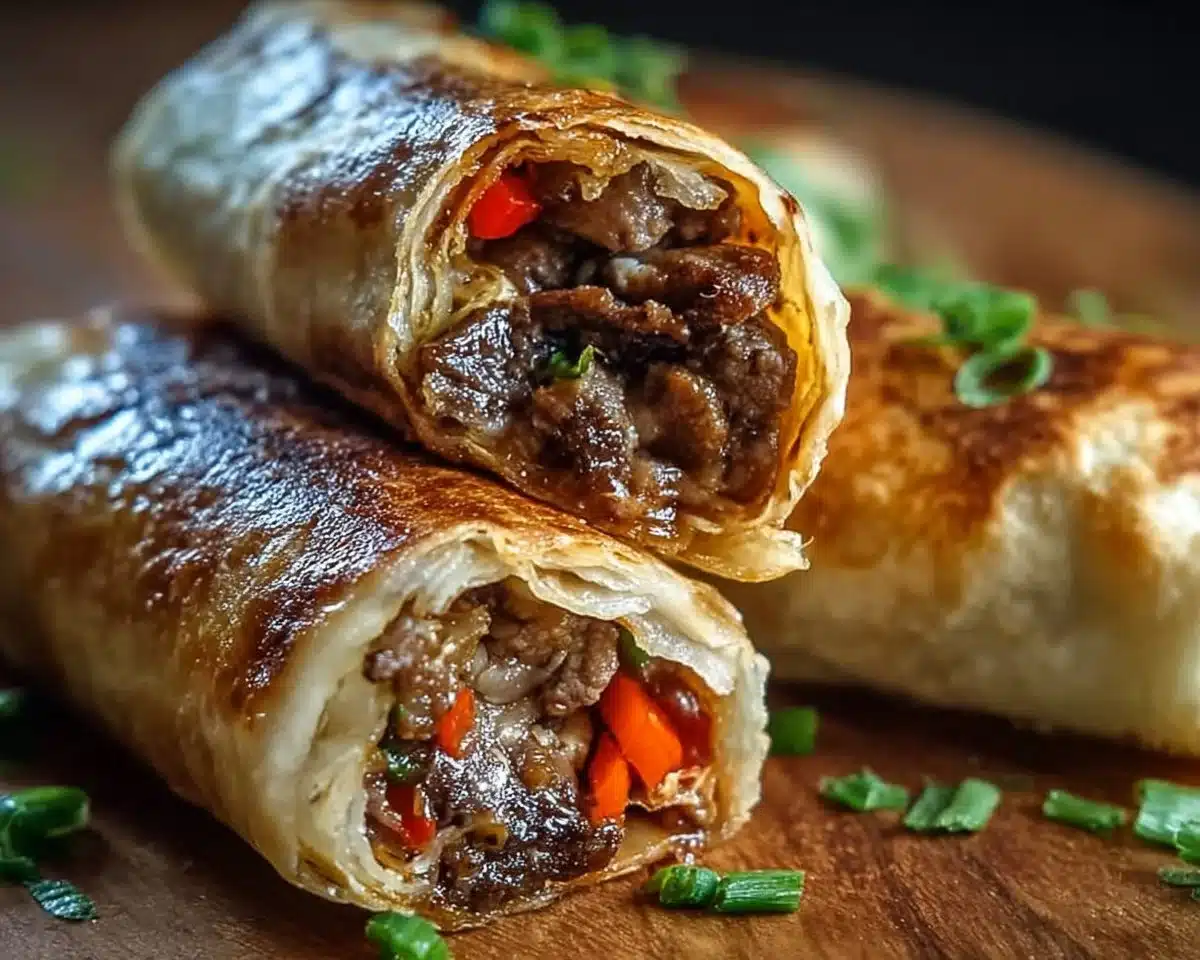 Keto Philly Cheesesteak Roll Ups