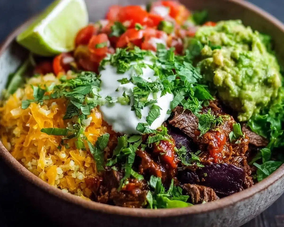 Low Carb Burrito Bowl