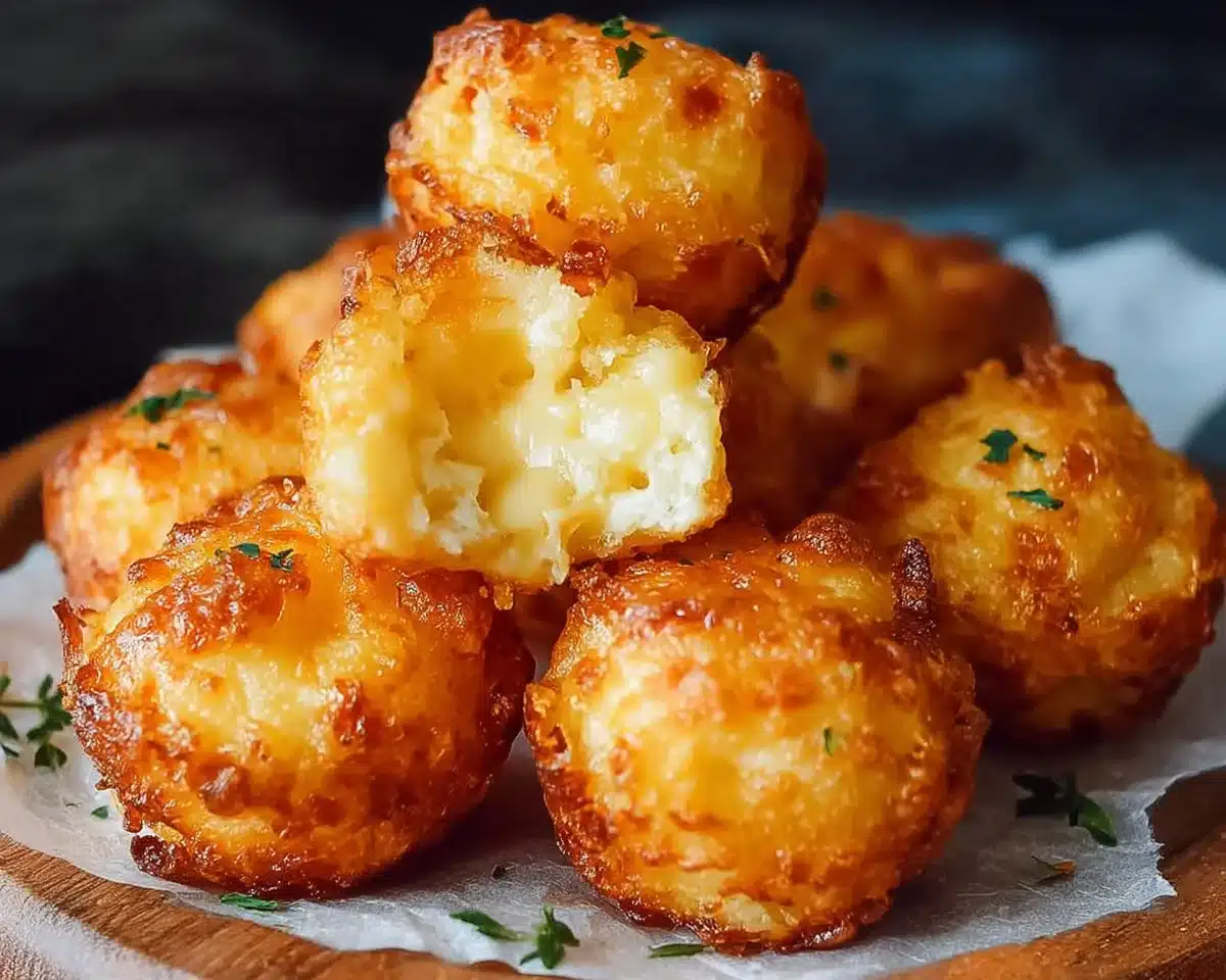 Mashed Potato Cheese Puffs