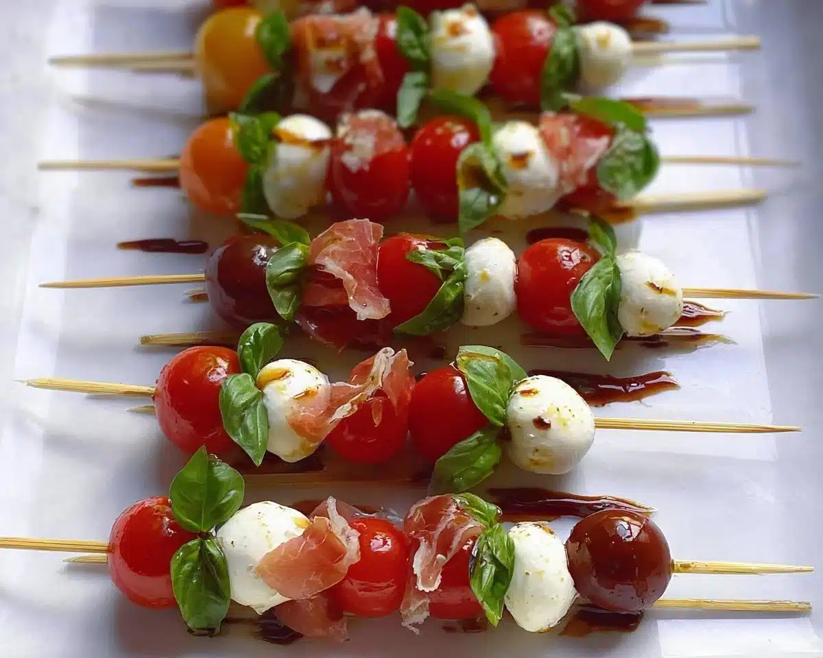 Mini Caprese Skewers