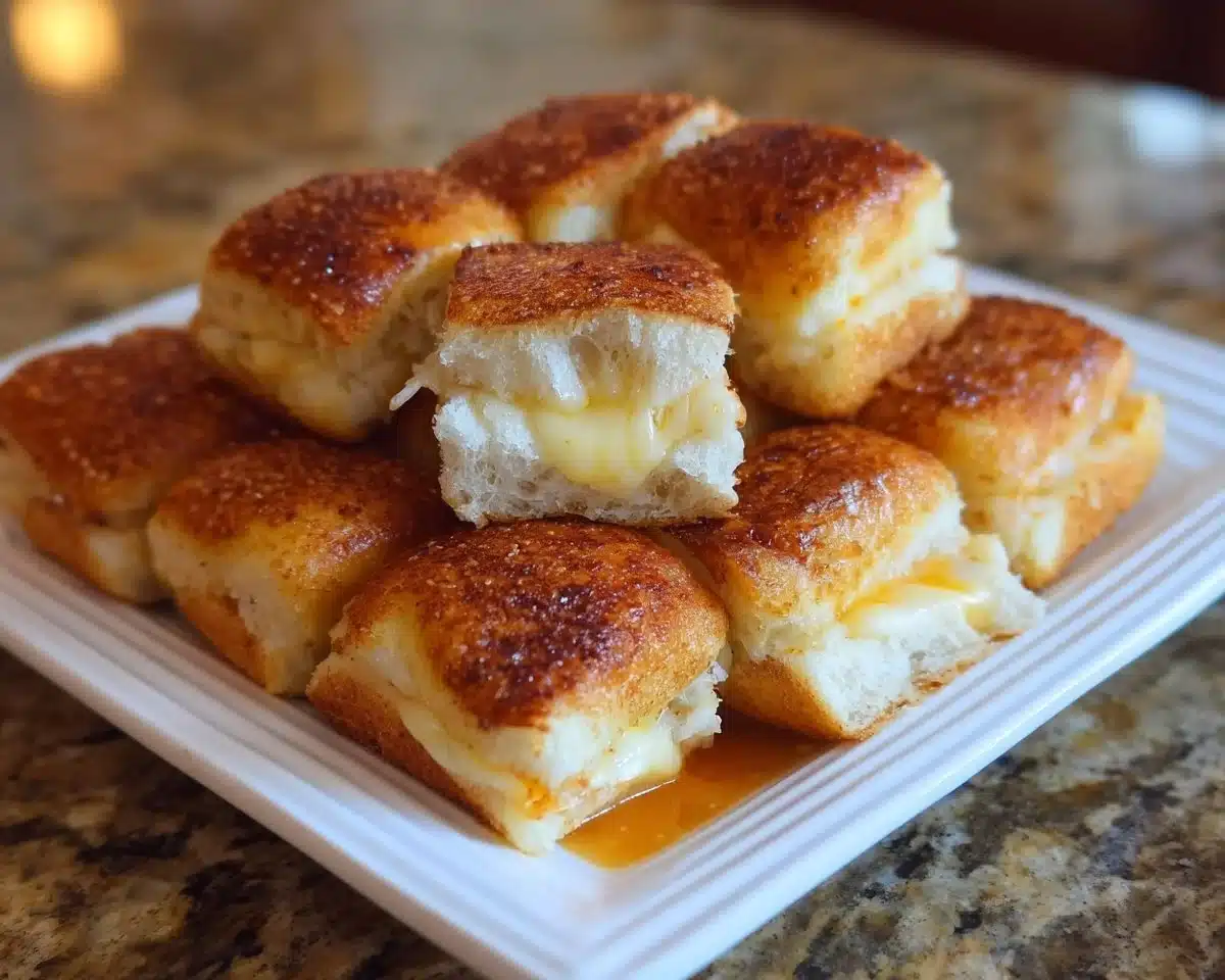 Mini Grilled Cheese Hawaiian Rolls