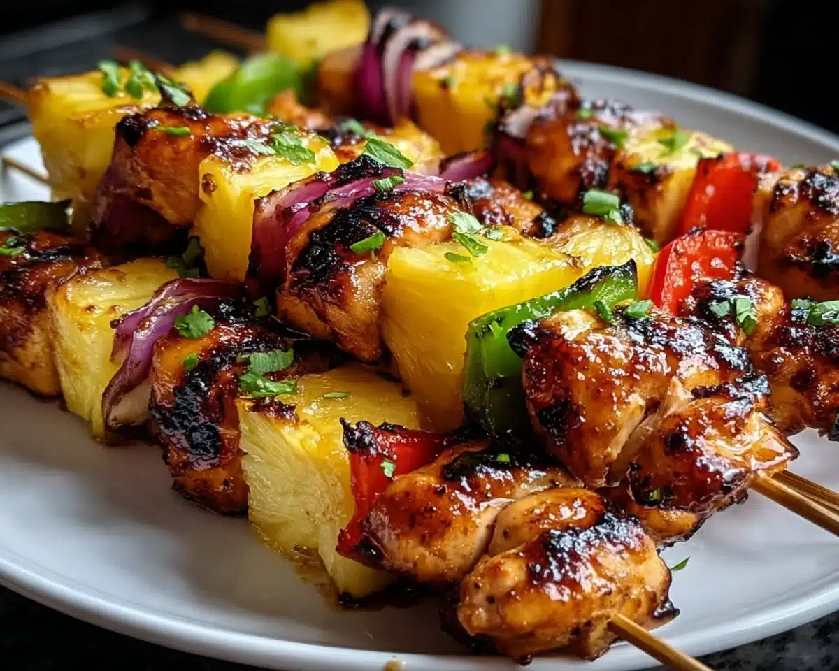 Savor the Flavor with Grilled Pineapple Chicken Kabobs Recipe