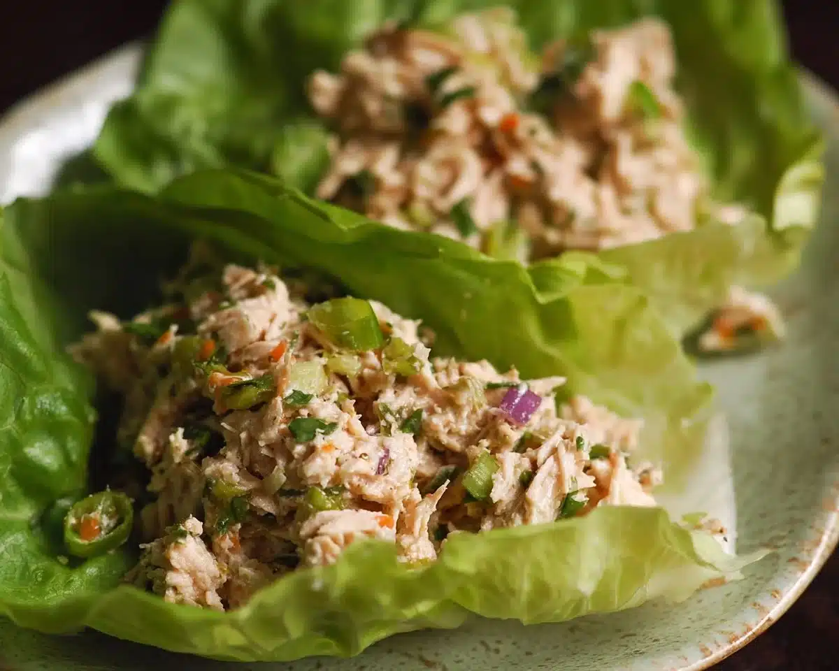 Tuna Lettuce Wraps