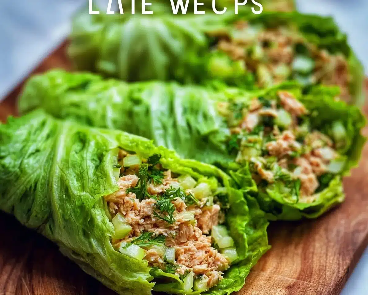 Tuna Lettuce Wraps
