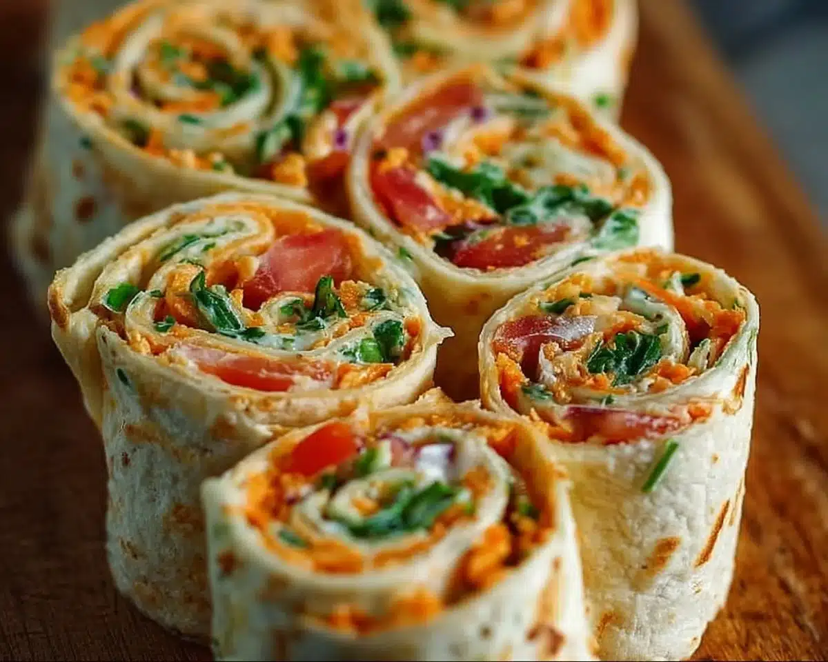 Vegetable Tortilla Roll Ups