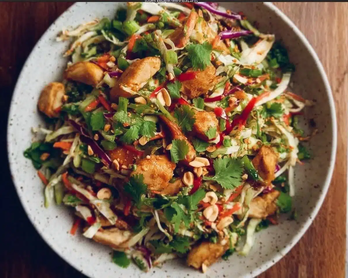 Asian Chicken Crunch Salad