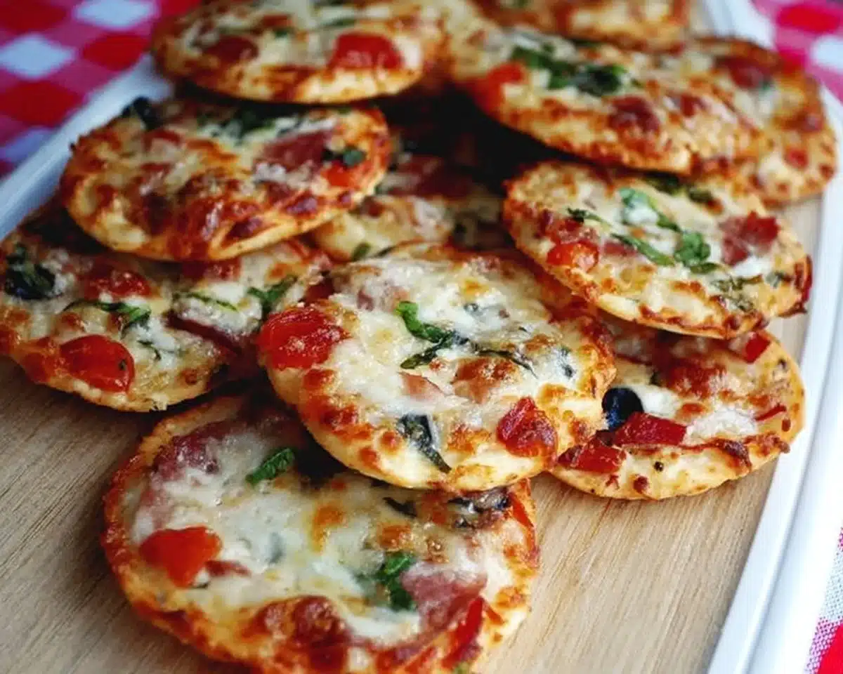Mini Pizzas for Party Snacks