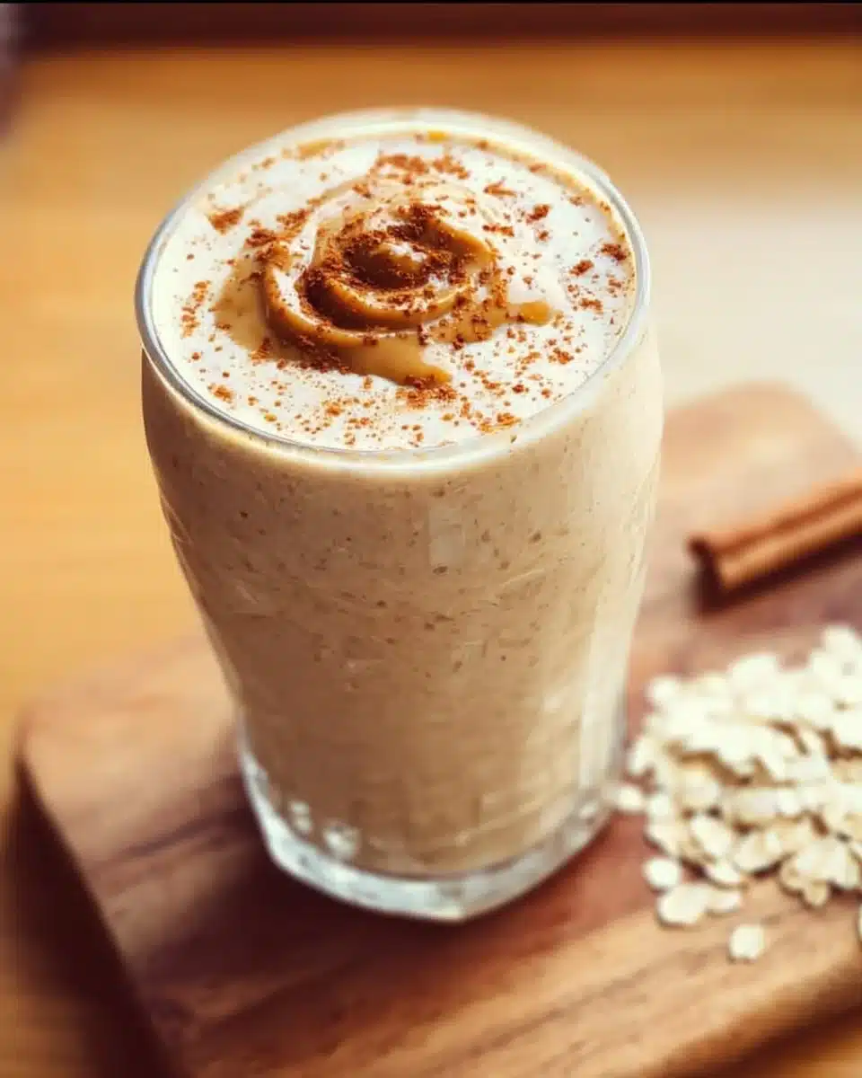 Peanut Butter Oatmeal Smoothie