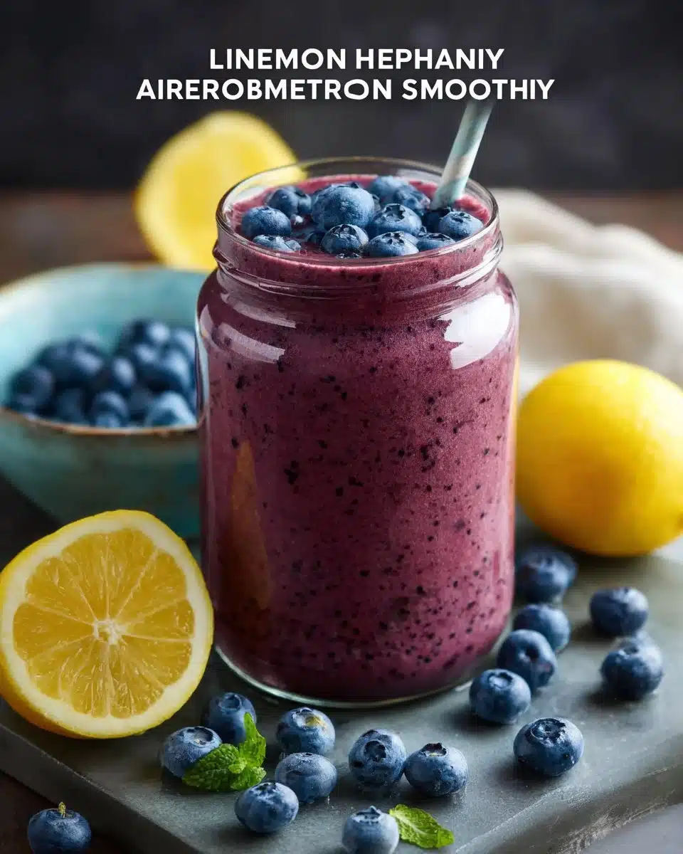 Refreshing Anti-Inflammatory Lemon-Blueberry Smoothie