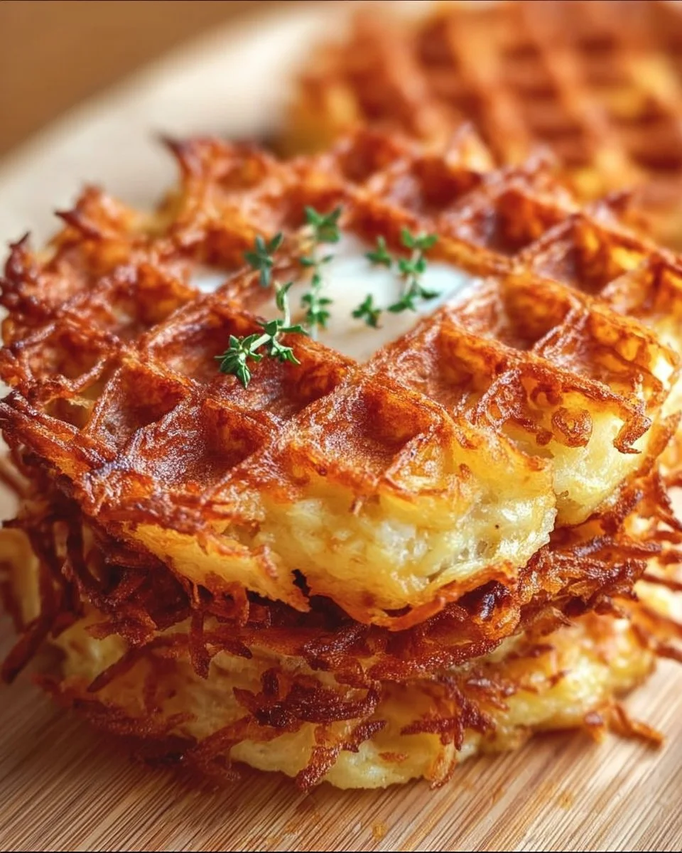 Savory Hashbrown Chaffles