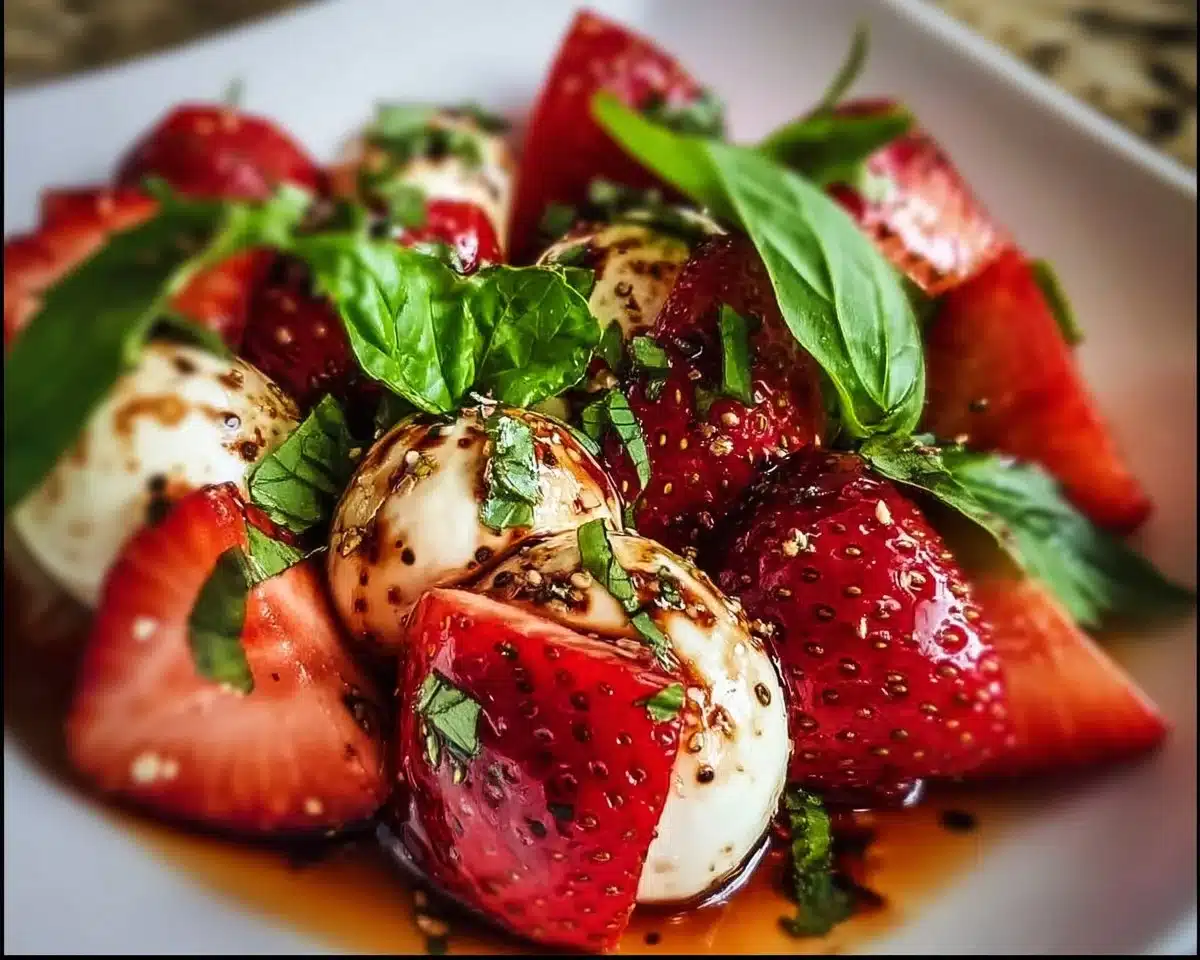 Strawberry Caprese Salad