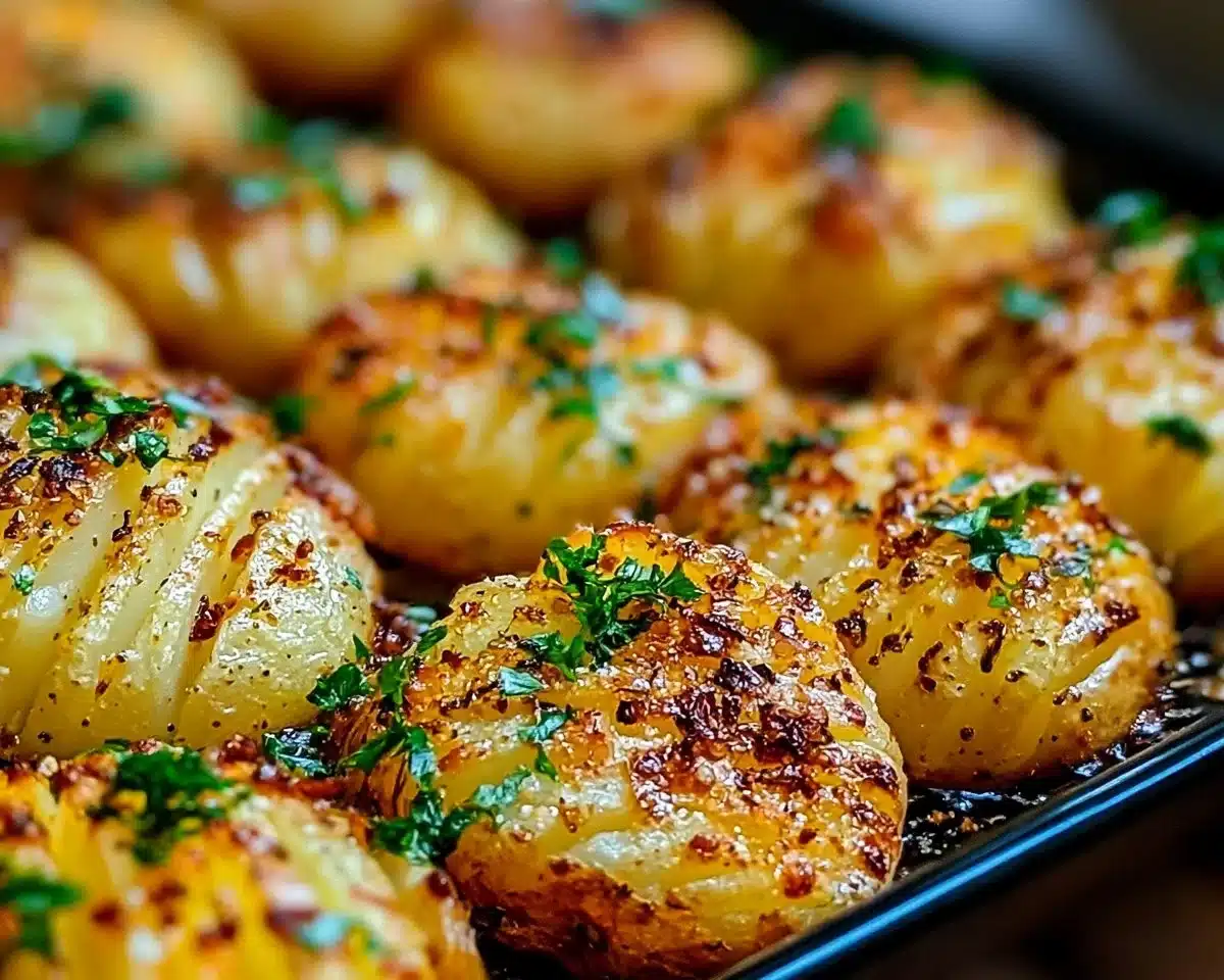 Best Easy Sheet Pan Scored Potatoes