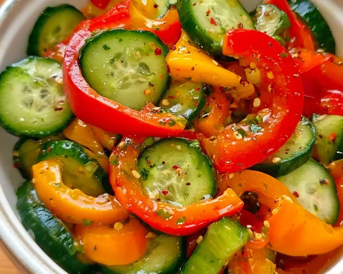 Cucumber and Sweet Pepper Salad