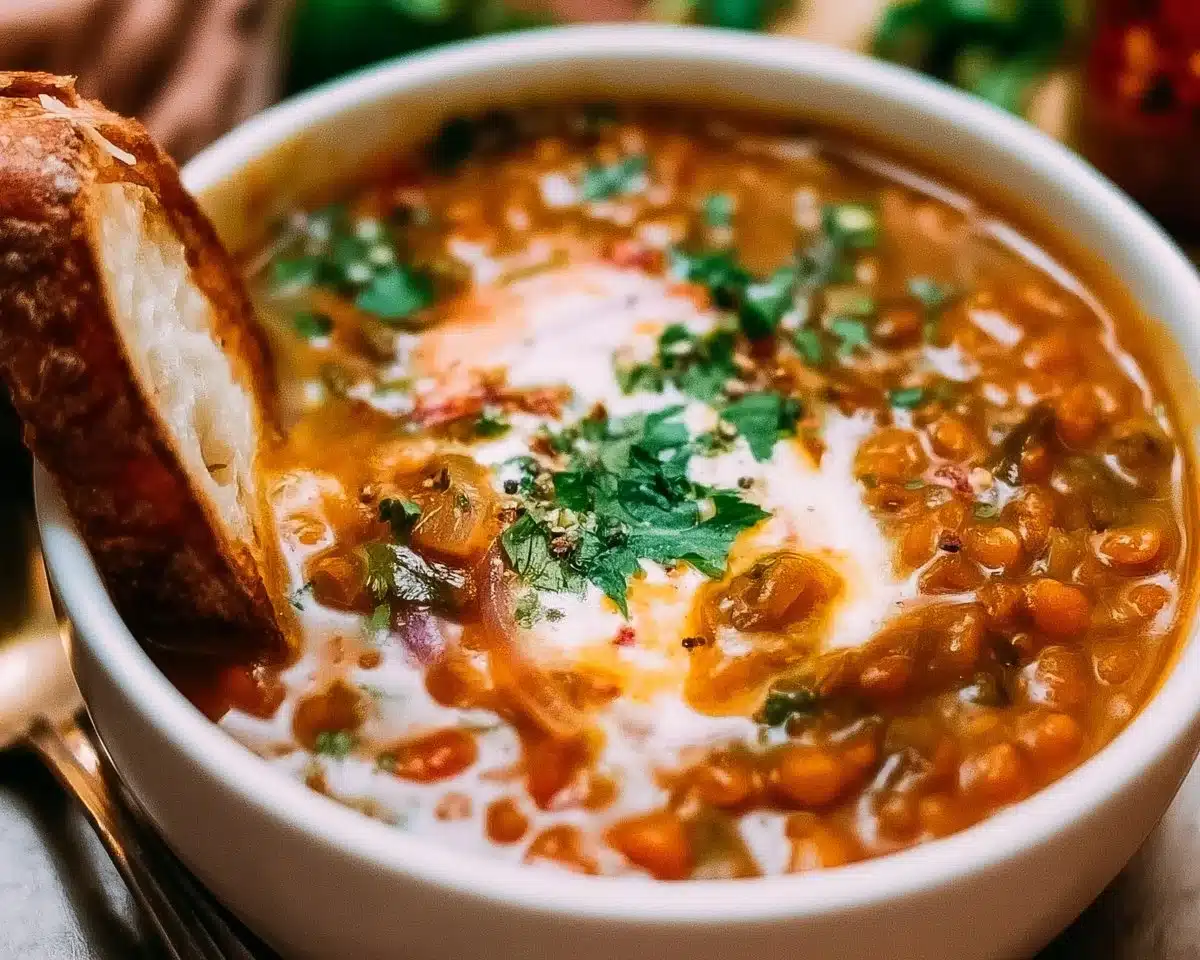 Detox Moroccan Lentil Soup