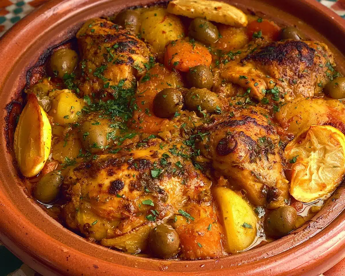 How to Make Moroccan Chicken Tajine (Tagine)
